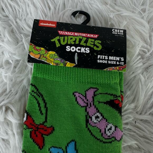 New Unisex Teenage Mutant Ninja Turtle Socks  Nickelodeon TMNT Fun Socks - Picture 1 of 3